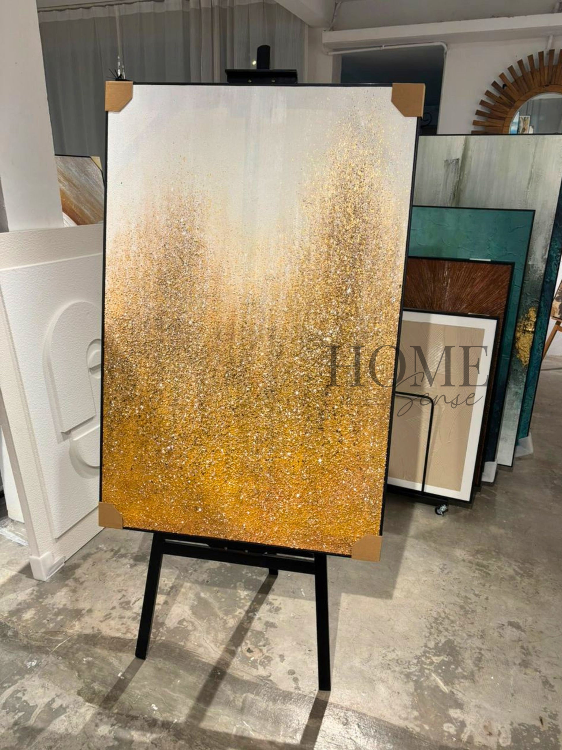 Golden Rainfall  , Canvas Wall Art
