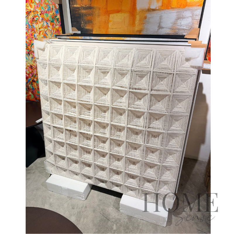 Modern Geometric Wall Art, Thread Wall Art