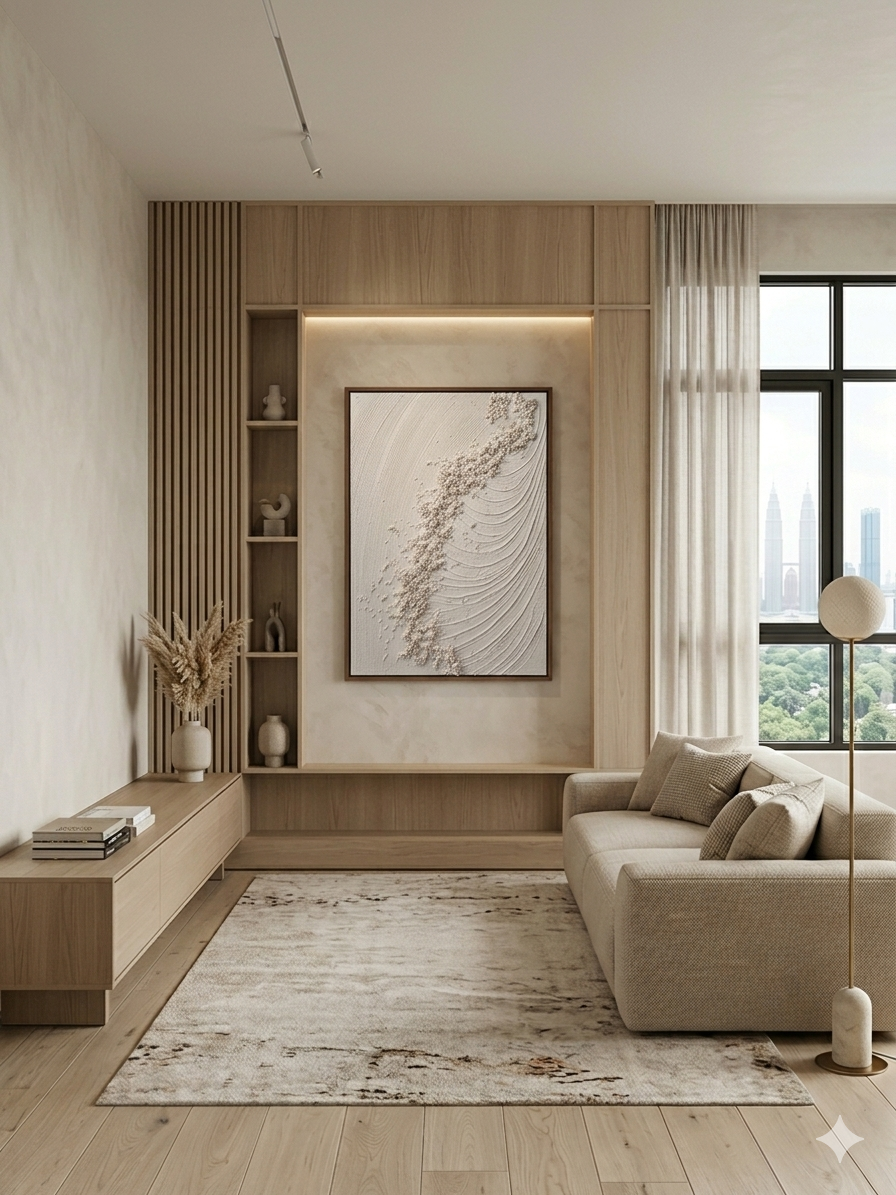White Cascade - Canvas Wall Art