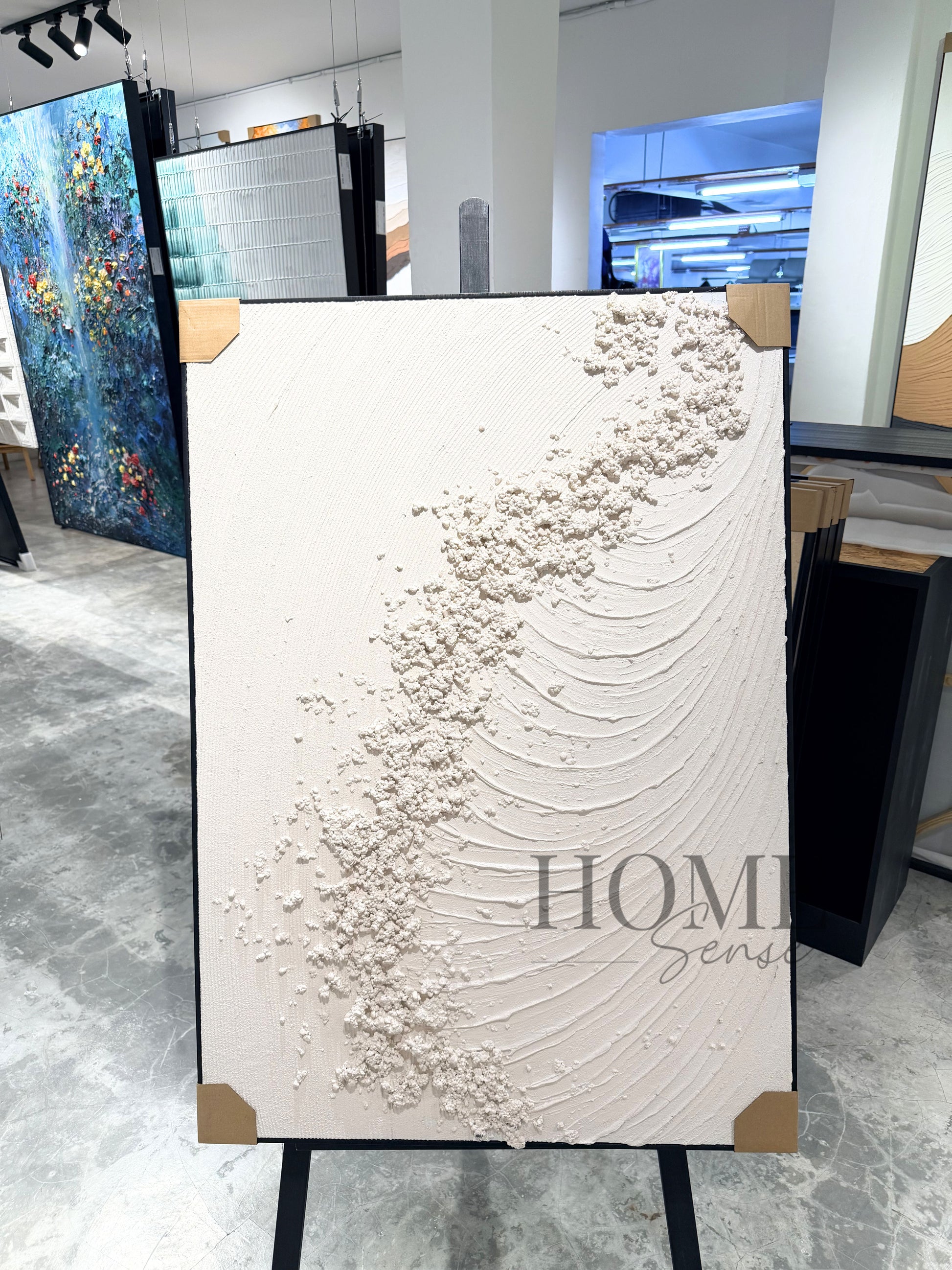 White Cascade - Canvas Wall Art