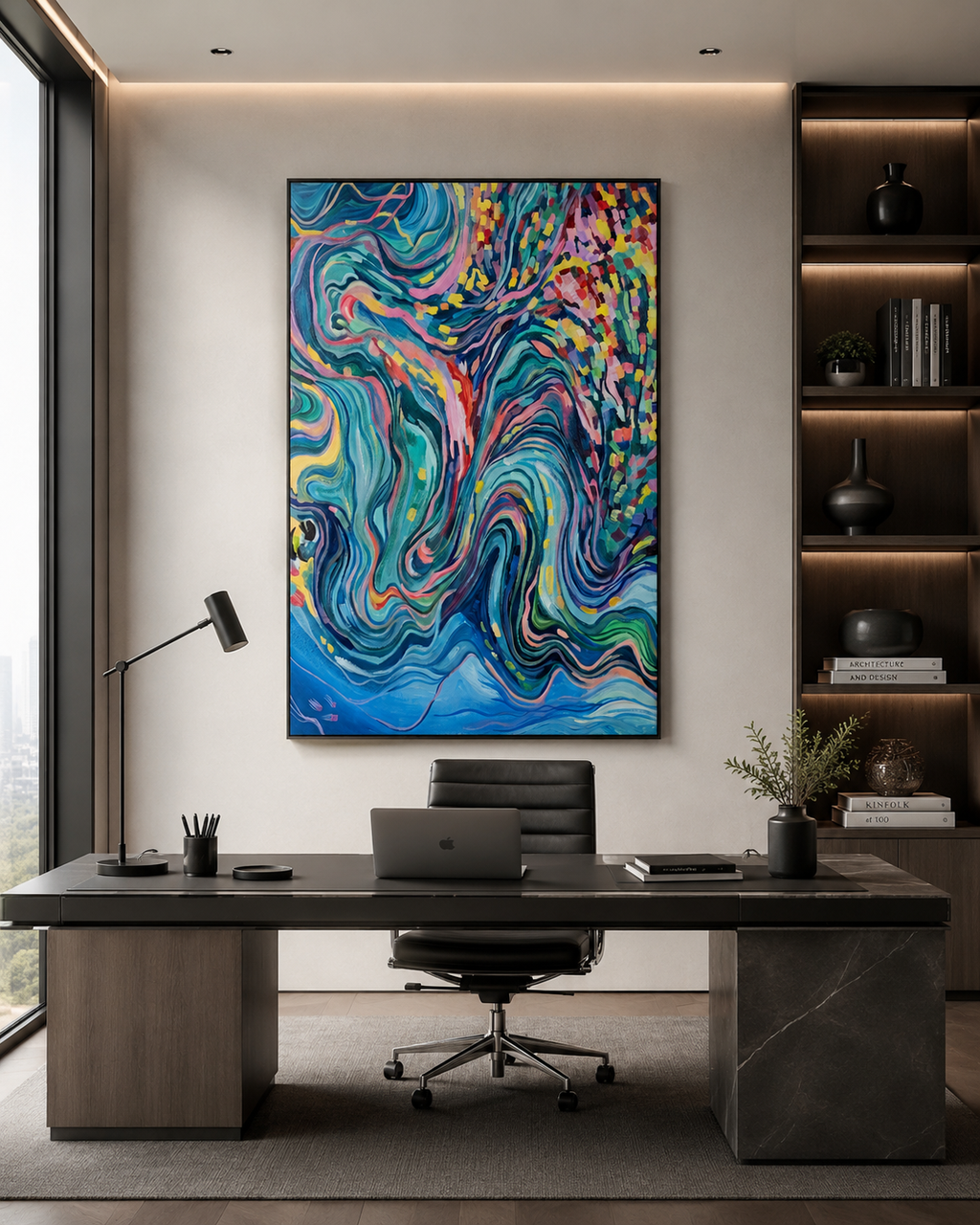 Mystic Flow Canvas, Wall Art