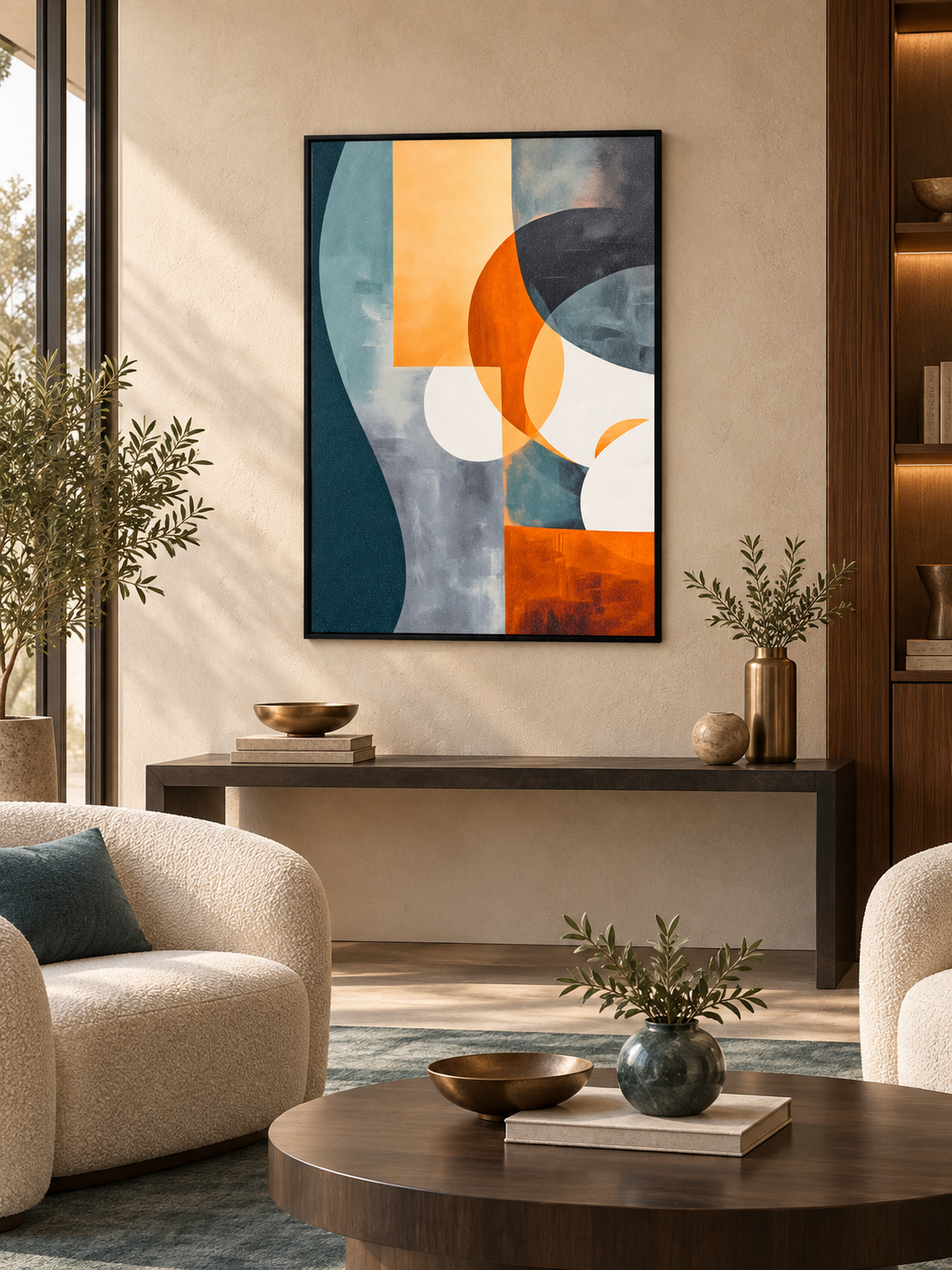 Modern Balance – Geometric Fine Art Print
