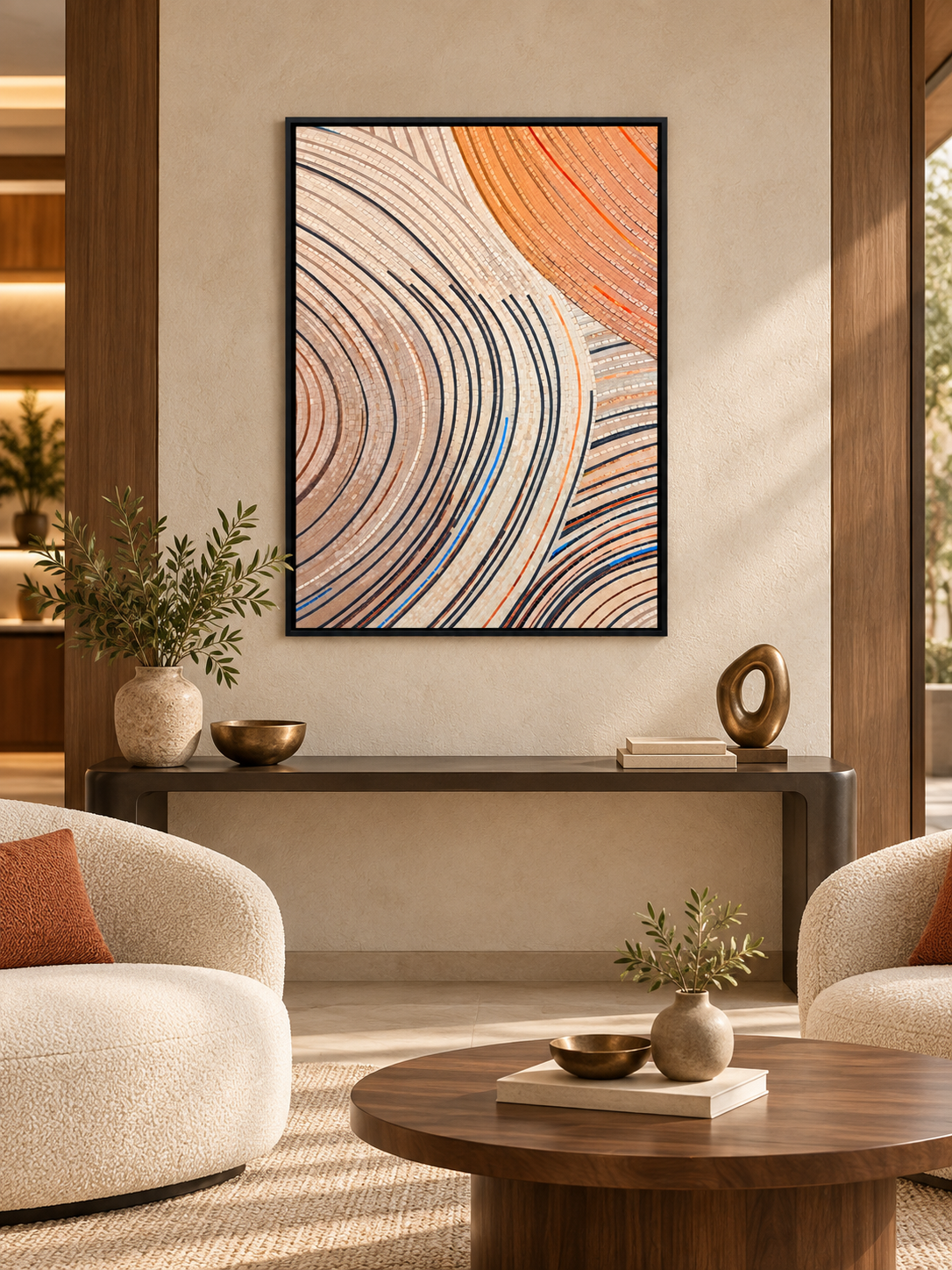 Arcs of Time – Geometric Fine Art Print