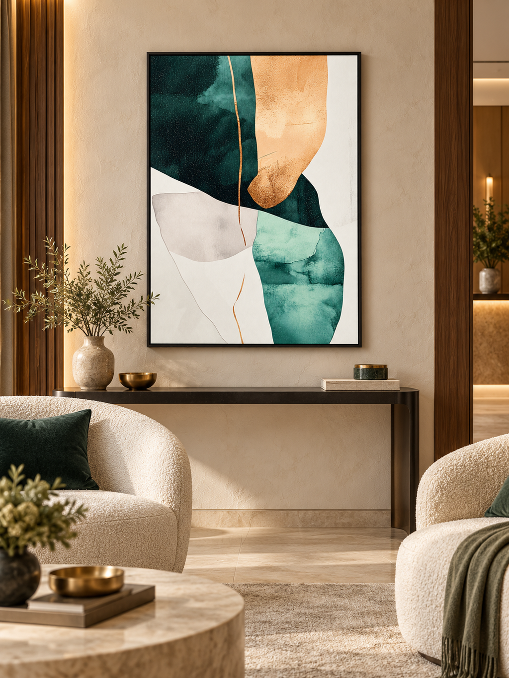 Verdant Equilibrium – Organic Abstract Fine Art Print
