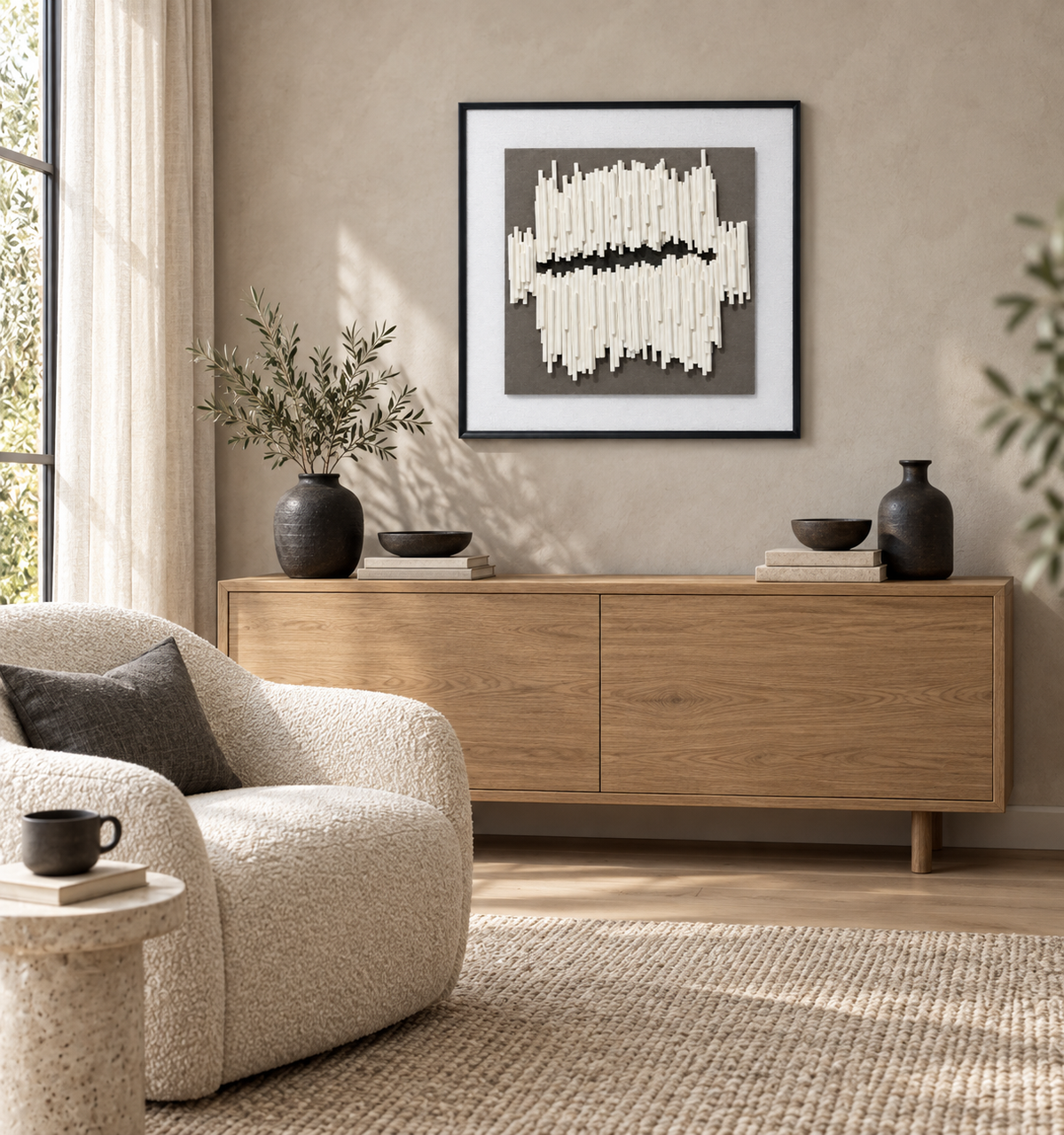 Between the Lines – 3D Paper Abstract Wall Art