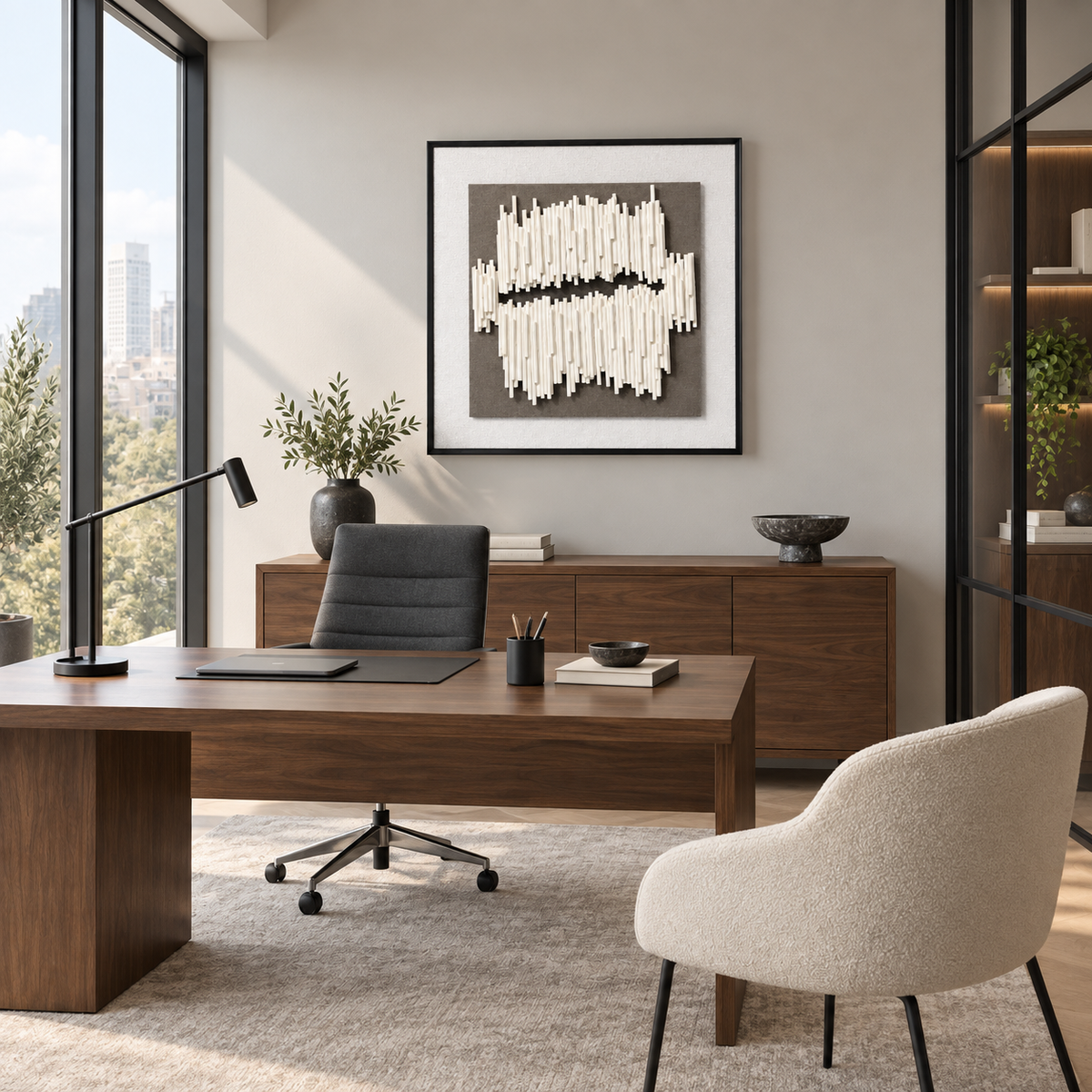 Between the Lines – 3D Paper Abstract Wall Art