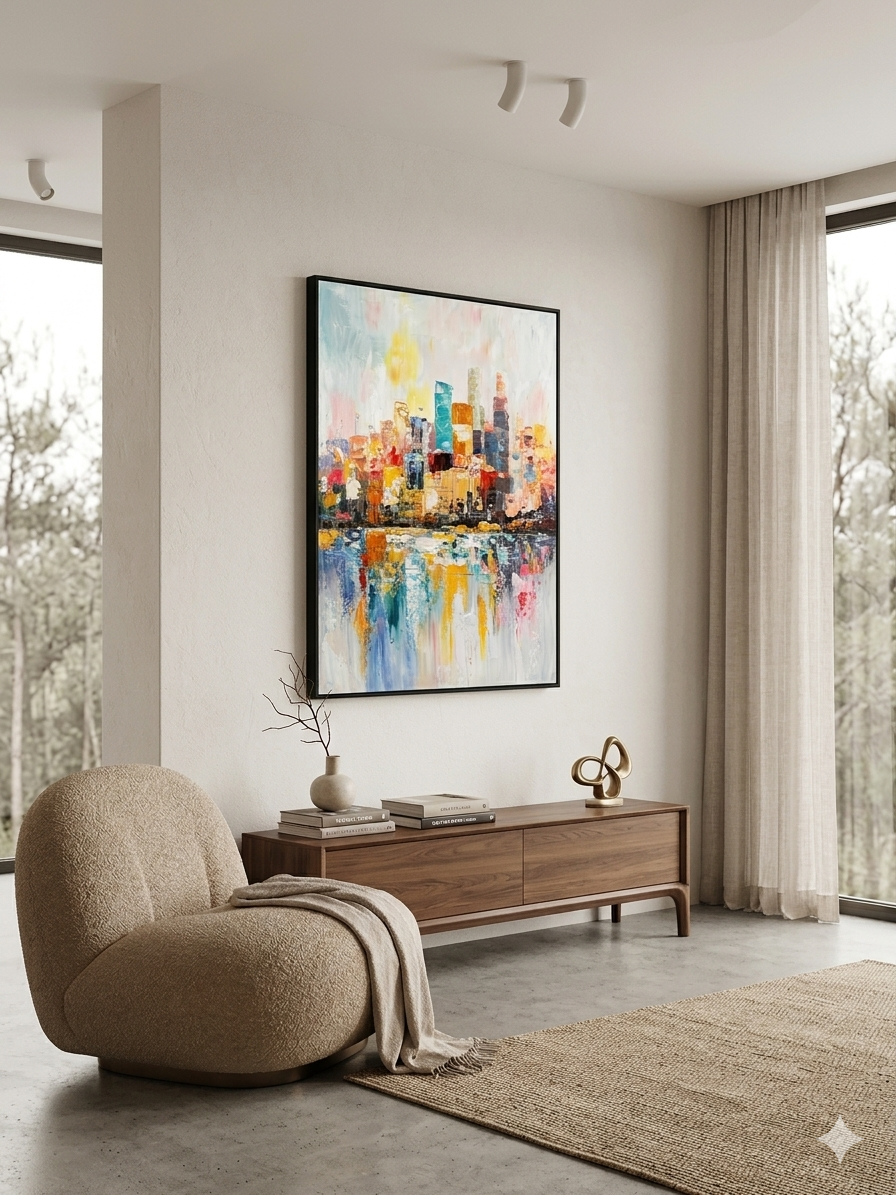 Afterlight City- Canvas, Wall Art