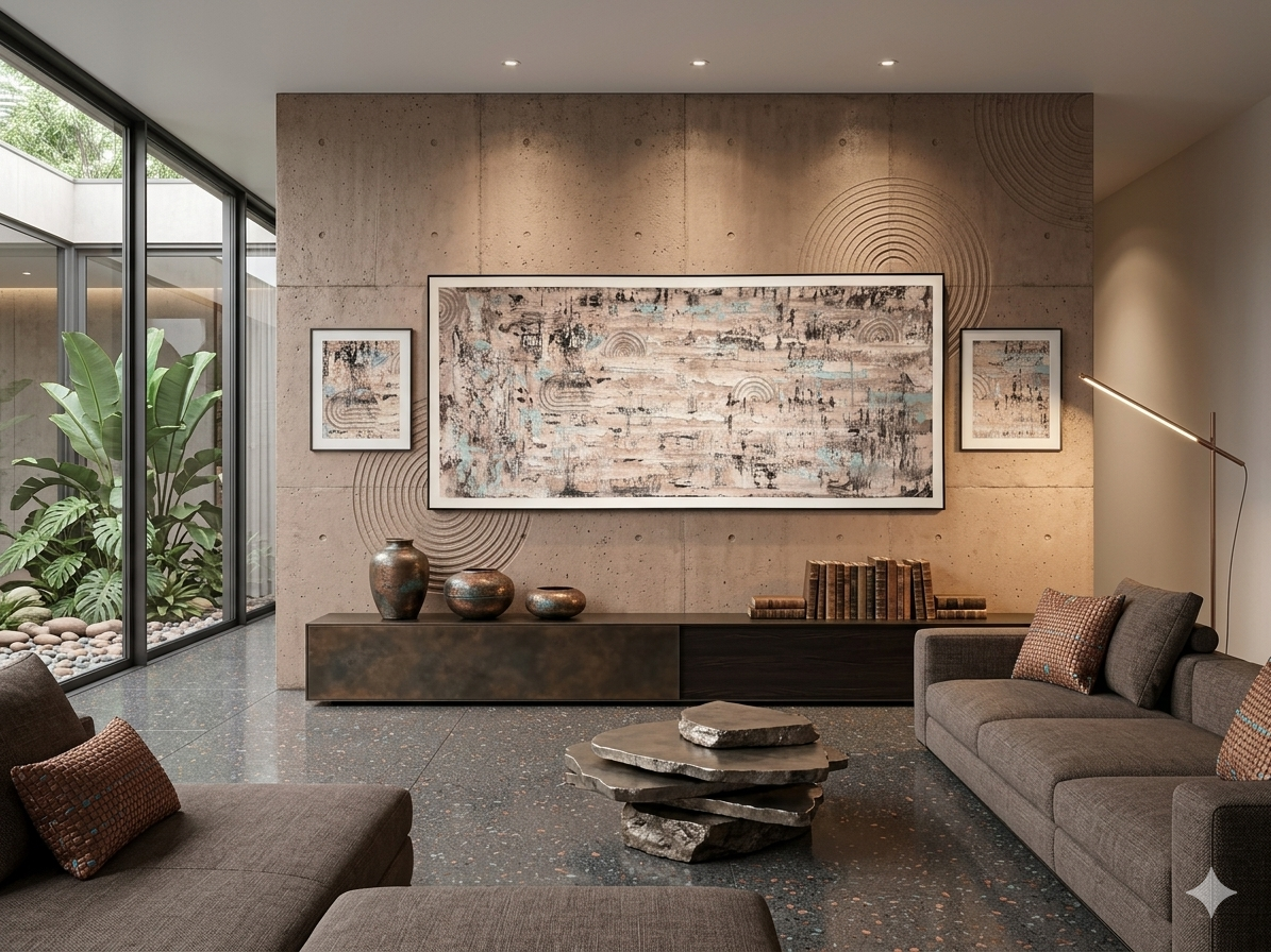 Monochrome Horizon - Canvas, Wall Art