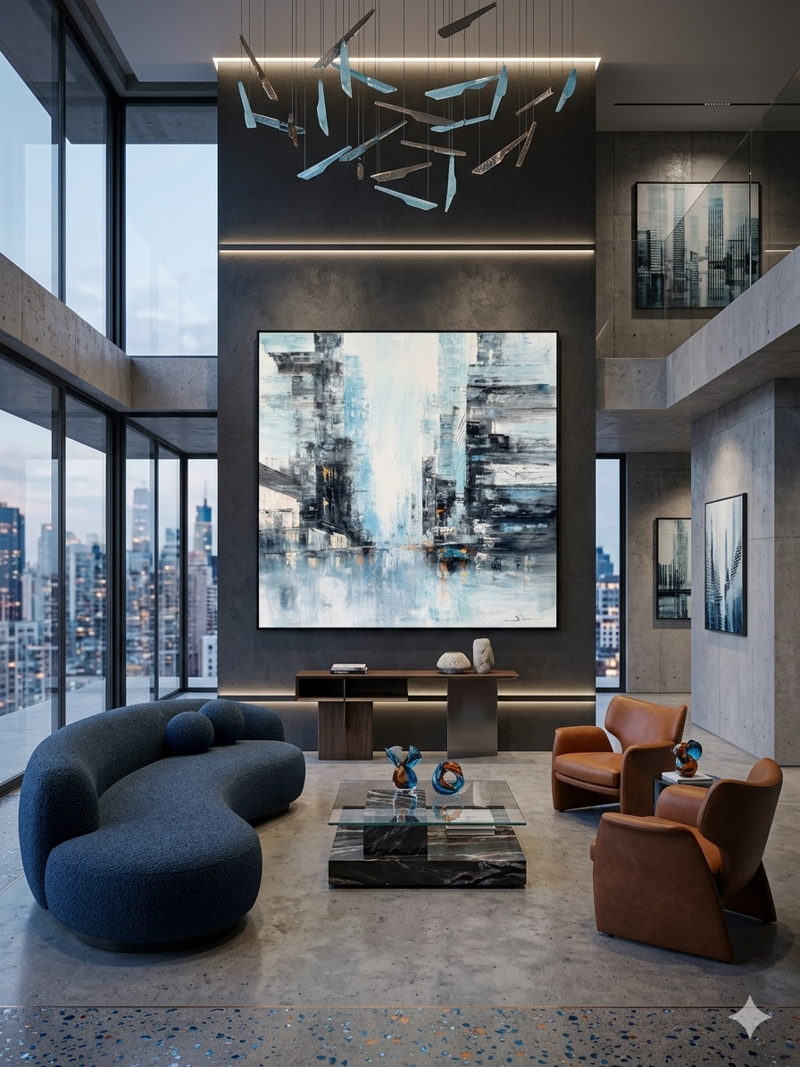 Luminous Cityscape - Canvas Wall Art