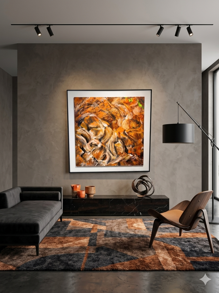 Wild Ochre Dance - Canvas, Wall Art
