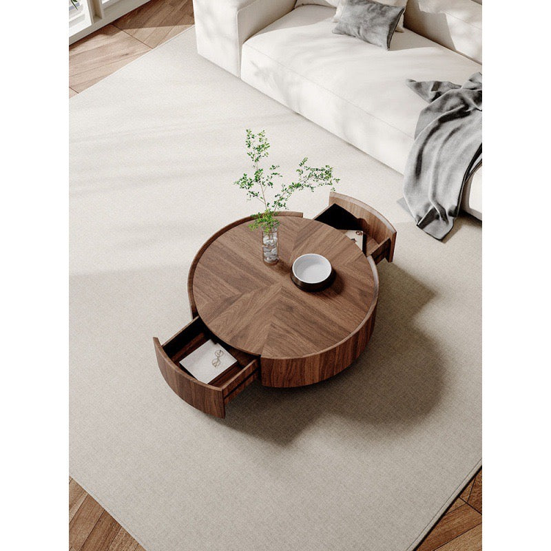 Abby Scandinavian Style Round coffee table