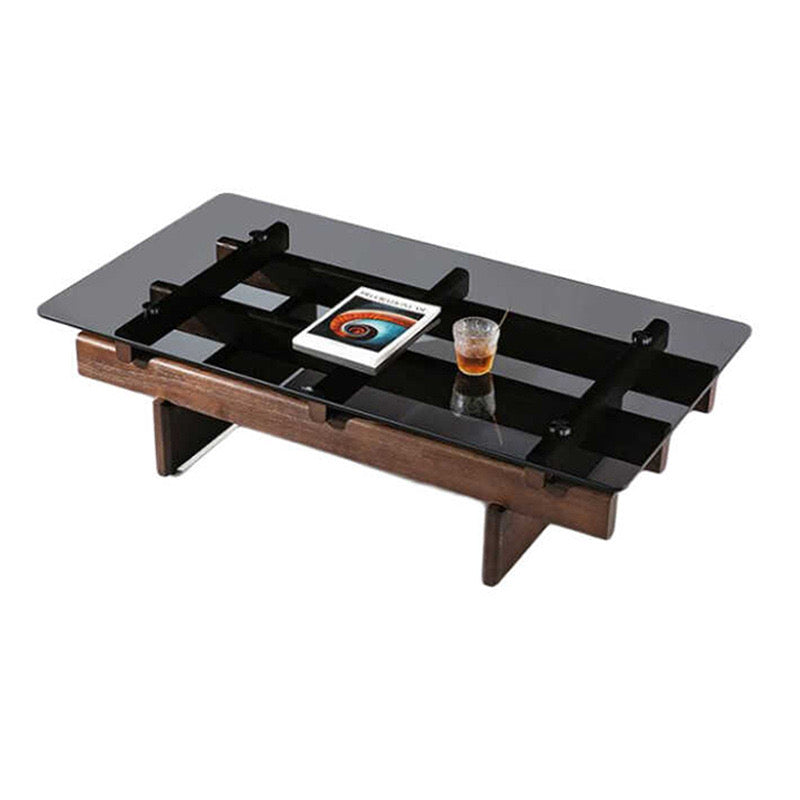 Ashley Minimalist Design Glass Coffee Table