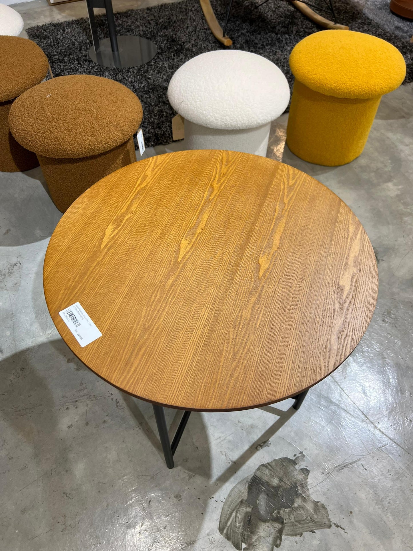 Scandinavian-Inspired Round Coffee Table