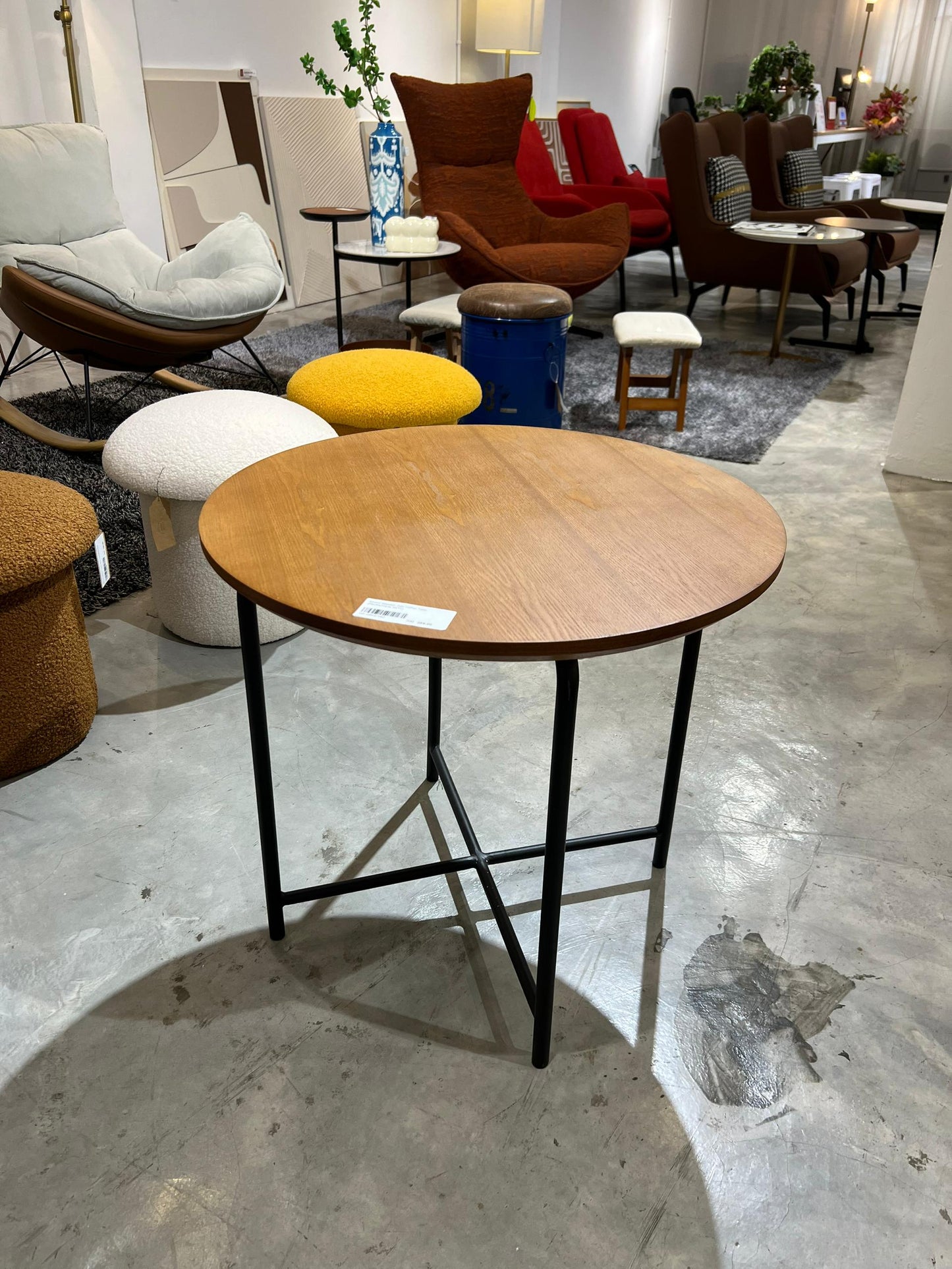 Scandinavian-Inspired Round Coffee Table