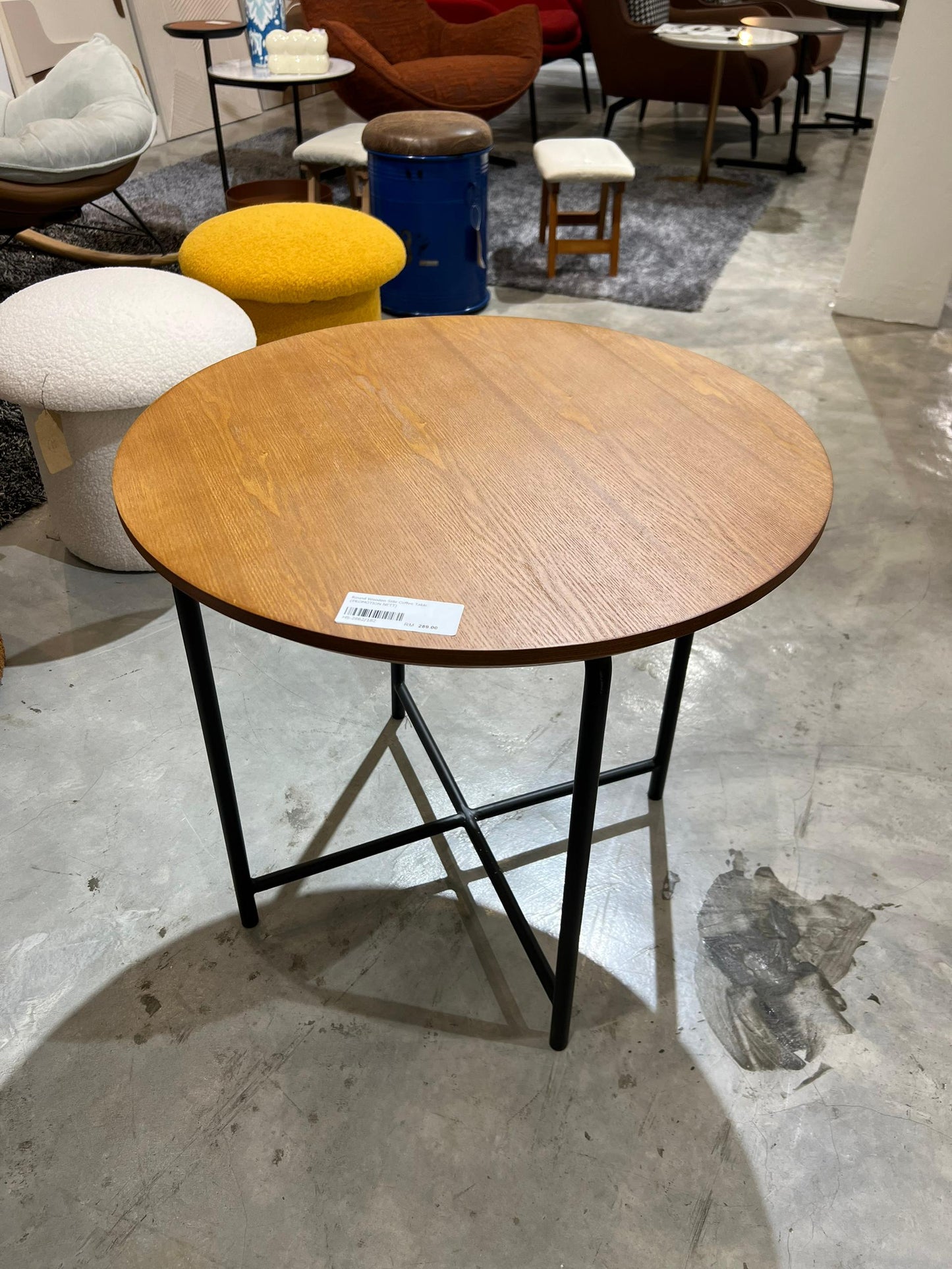 Scandinavian-Inspired Round Coffee Table