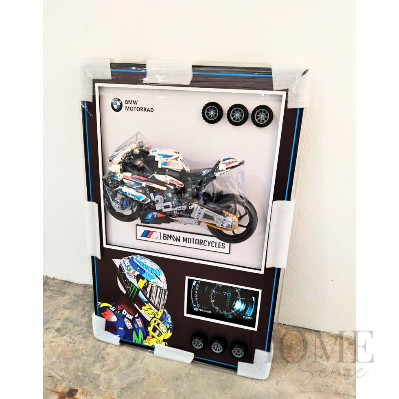 BMW Motorcycle Toy Wall Art
