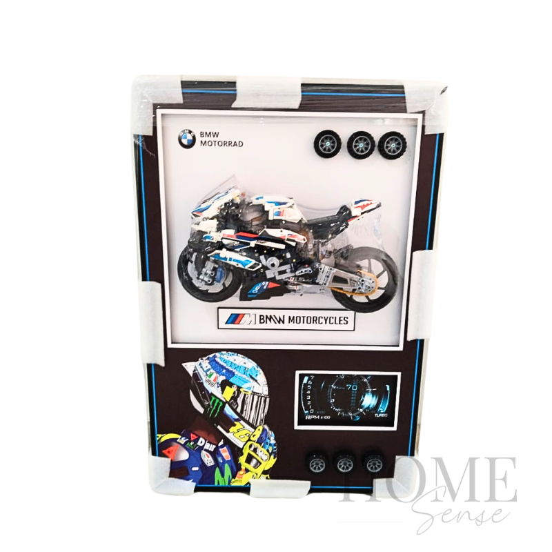 BMW Motorcycle Toy Wall Art