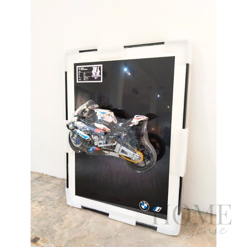 BMW Motorcycle Toy Wall Art