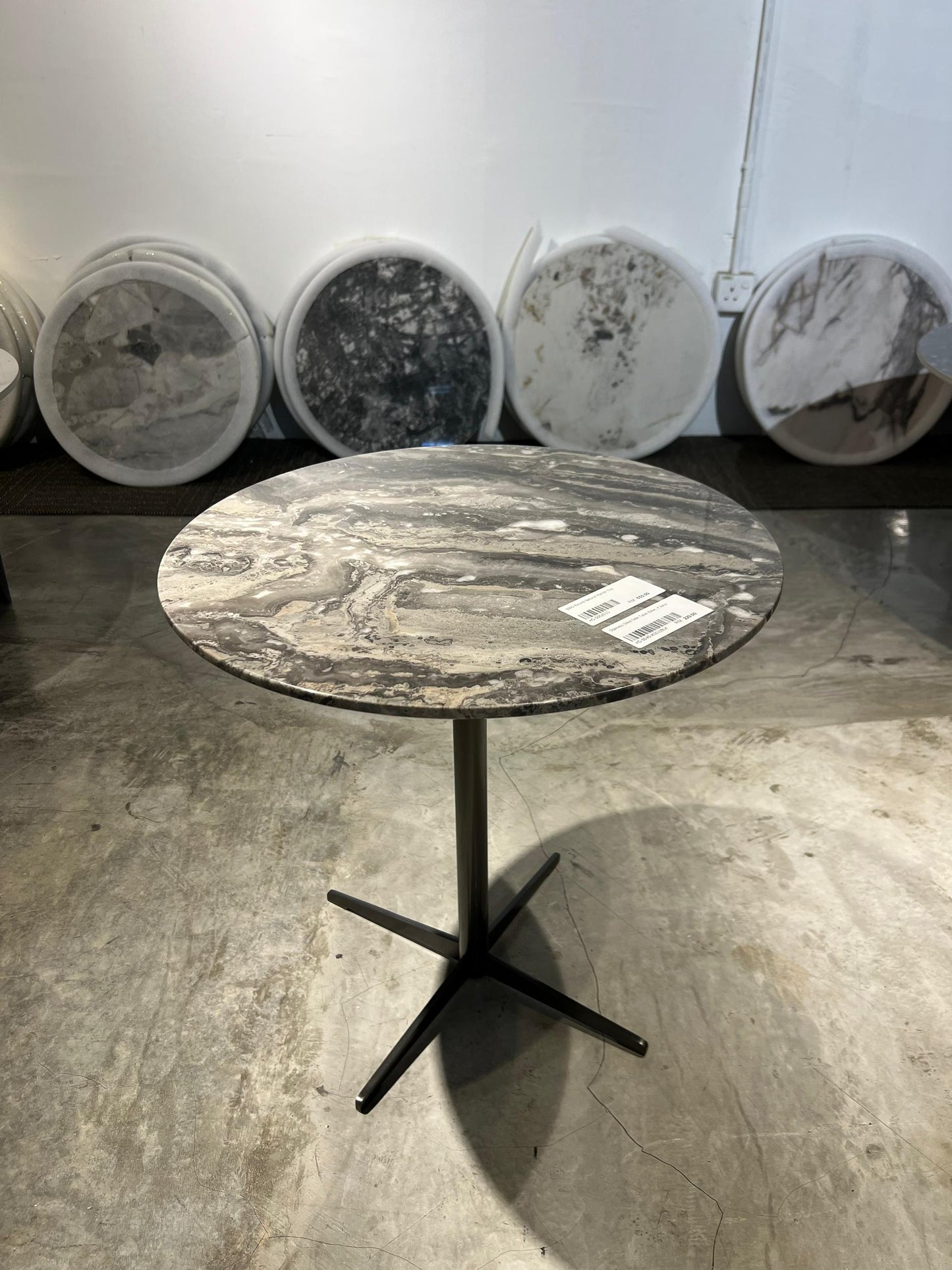 Simple Modern Round Marble Side Table