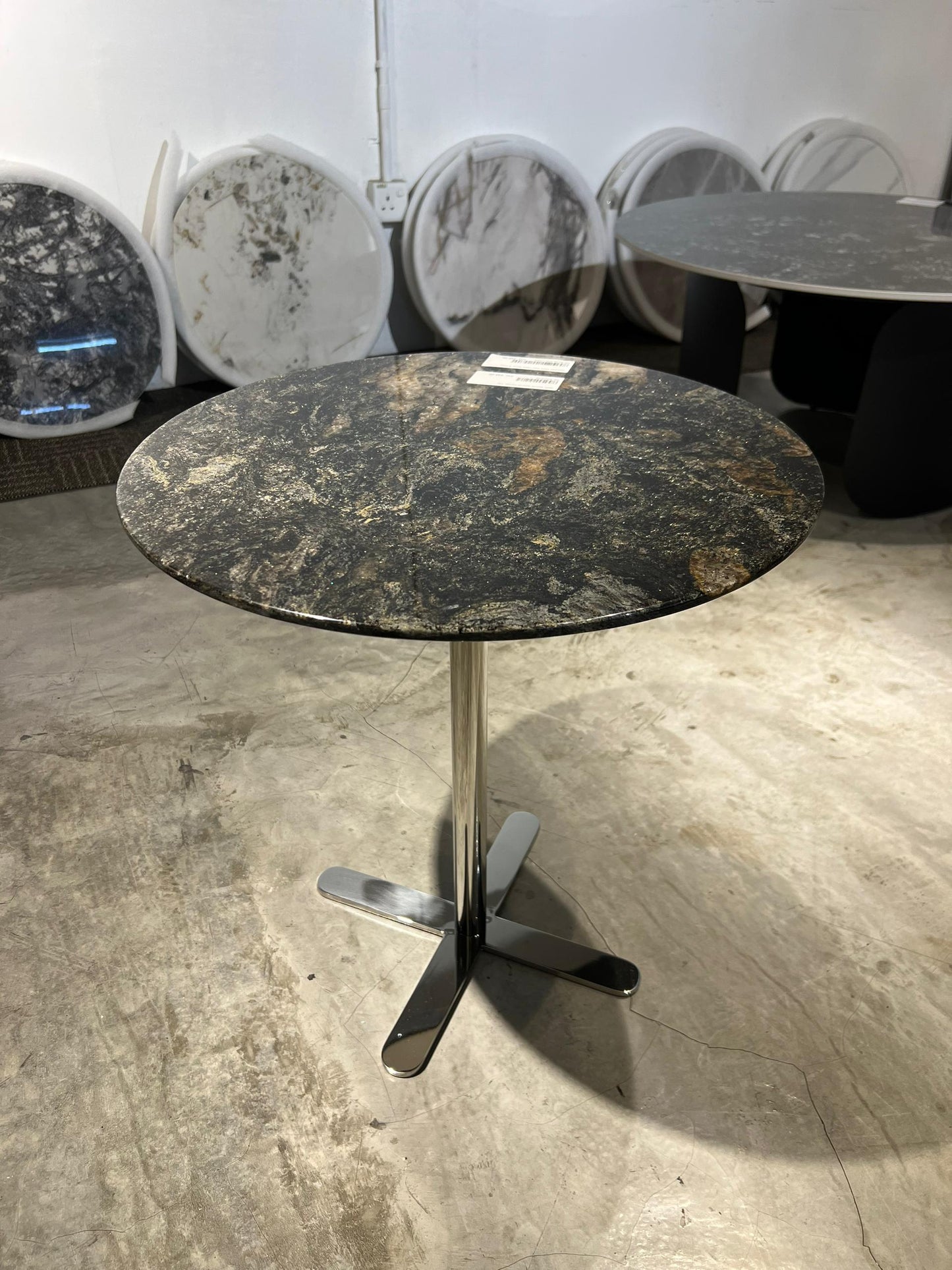 Simple Modern Round Marble Side Table