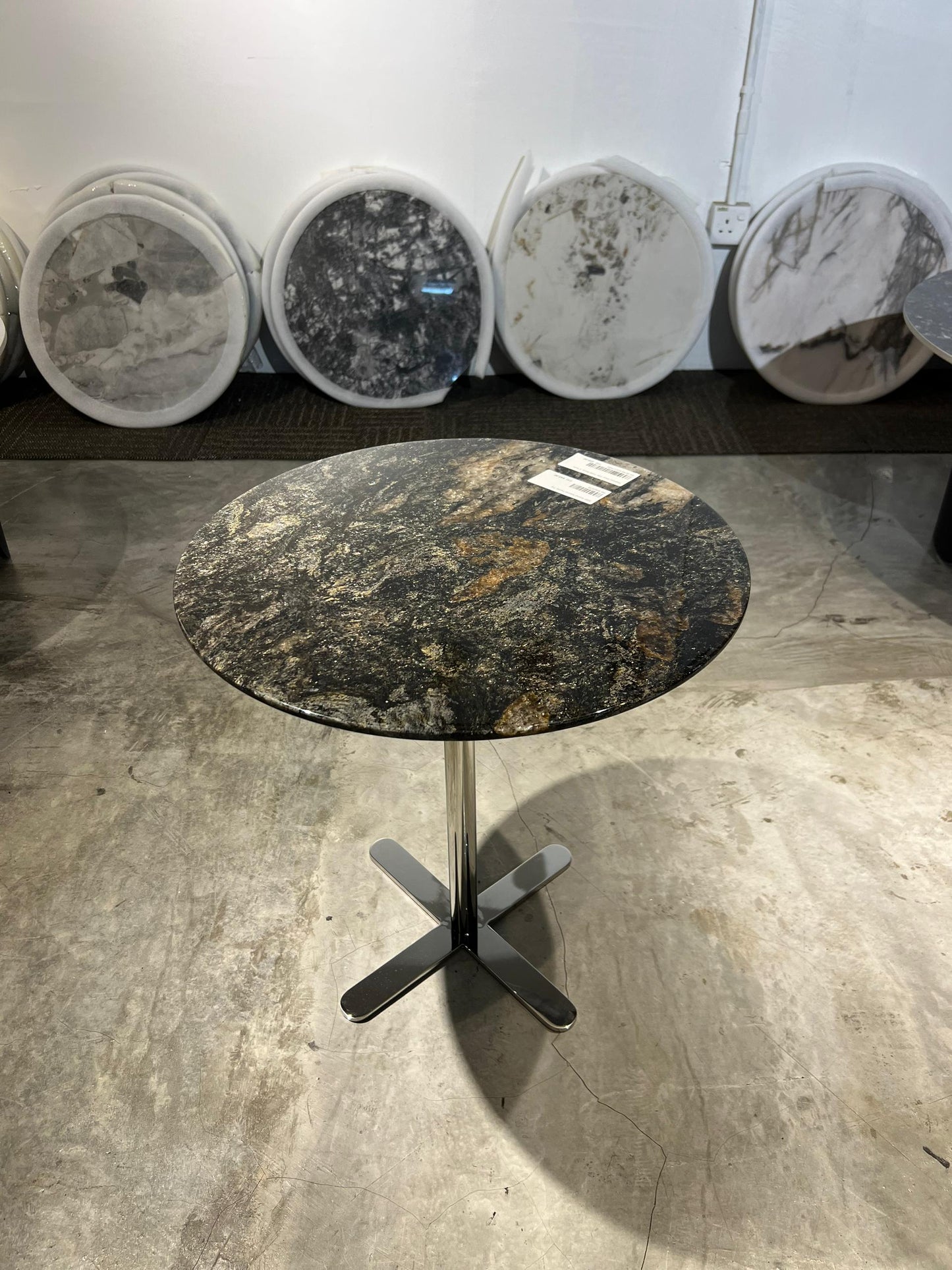 Simple Modern Round Marble Side Table