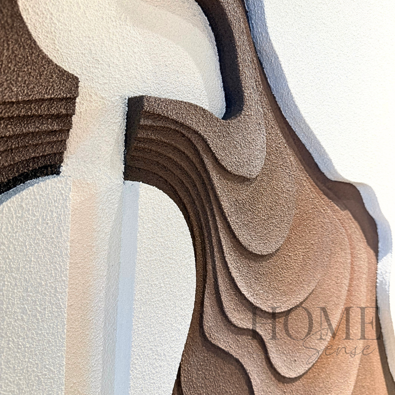 Sculpted Terrain, Modern 3D wall sculpture, Wall art