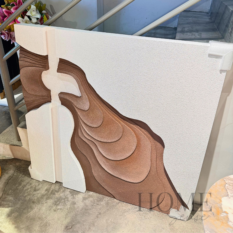 Sculpted Terrain, Modern 3D wall sculpture, Wall art