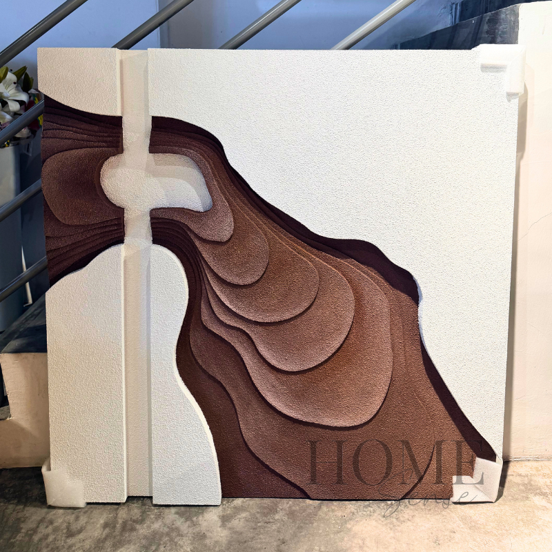 Sculpted Terrain, Modern 3D wall sculpture, Wall art