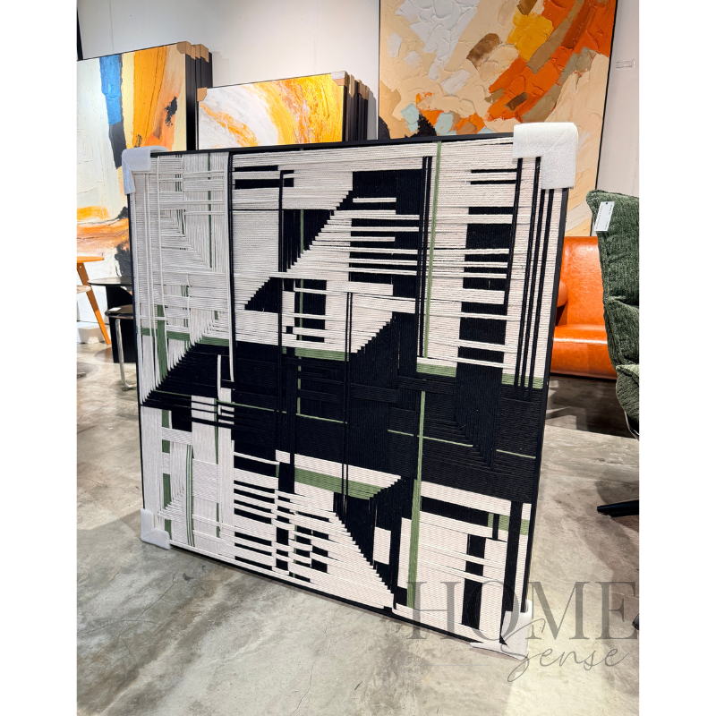 Modern Geometric Wall Art, Thread Wall Art