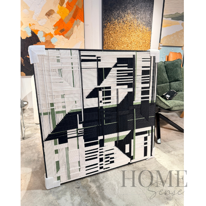 Modern Geometric Wall Art, Thread Wall Art