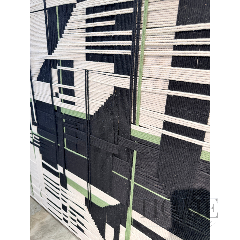 Modern Geometric Wall Art, Thread Wall Art