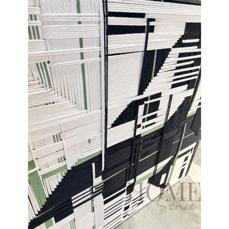 Modern Geometric Wall Art, Thread Wall Art