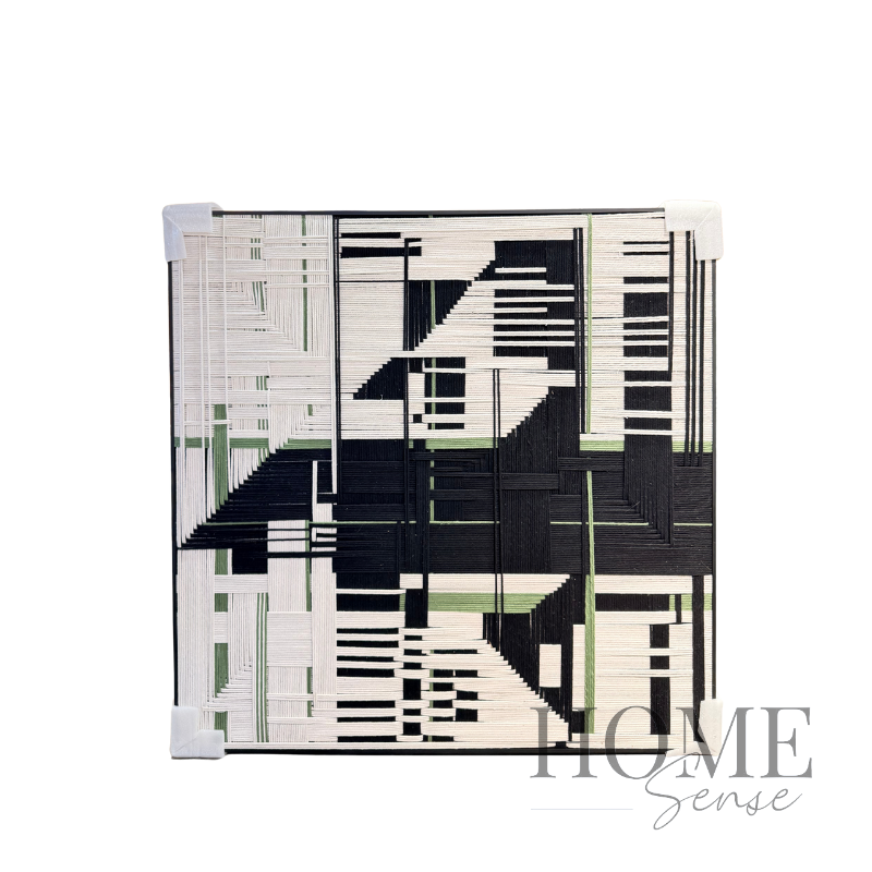Modern Geometric Wall Art, Thread Wall Art