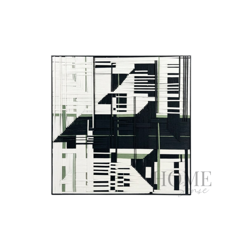 Modern Geometric Wall Art, Thread Wall Art