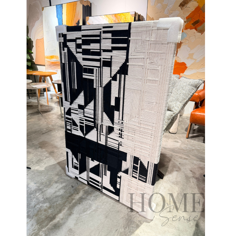 Modern Geometric Wall Art, Thread Wall Art