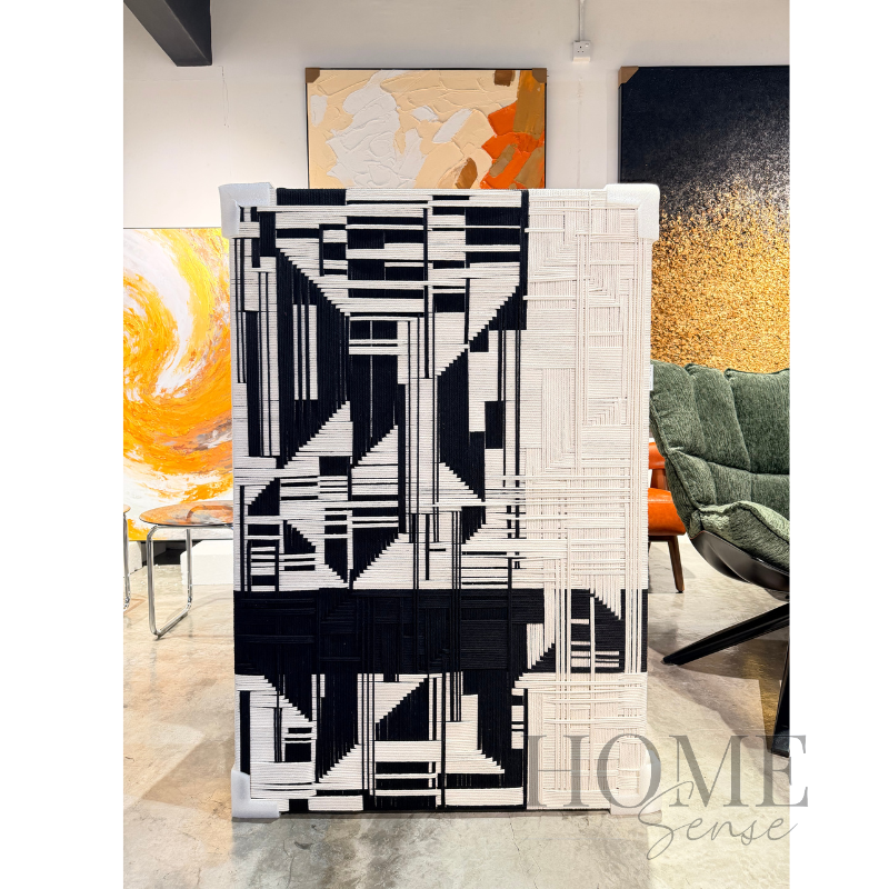 Modern Geometric Wall Art, Thread Wall Art