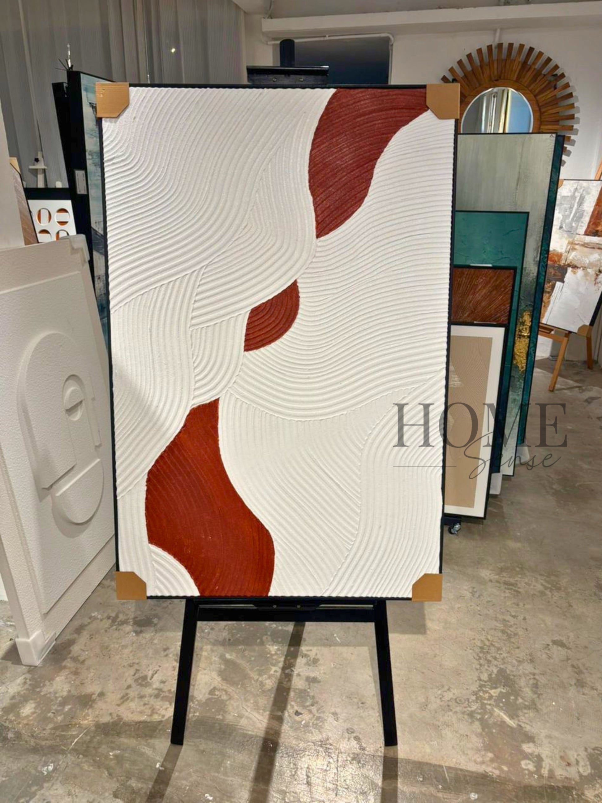 Carved Waves - Canvas Wall Art