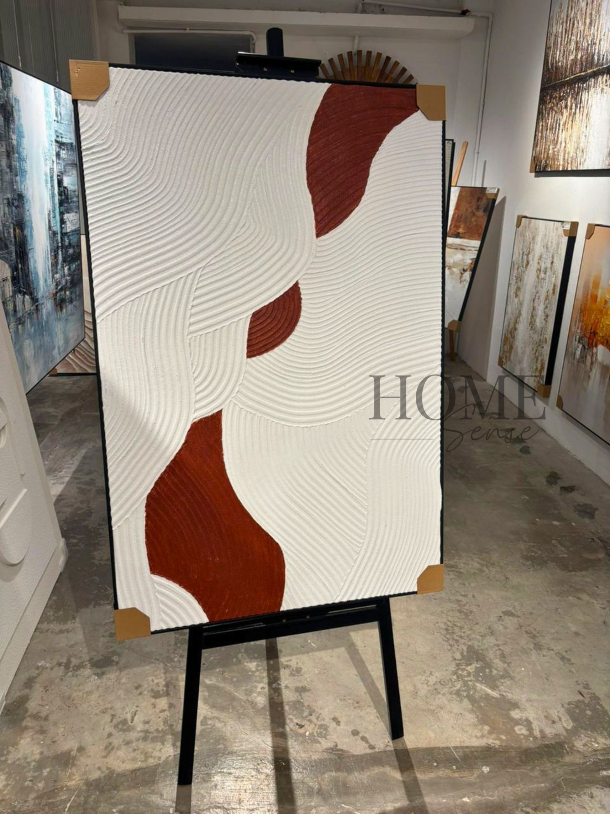 Carved Waves - Canvas Wall Art