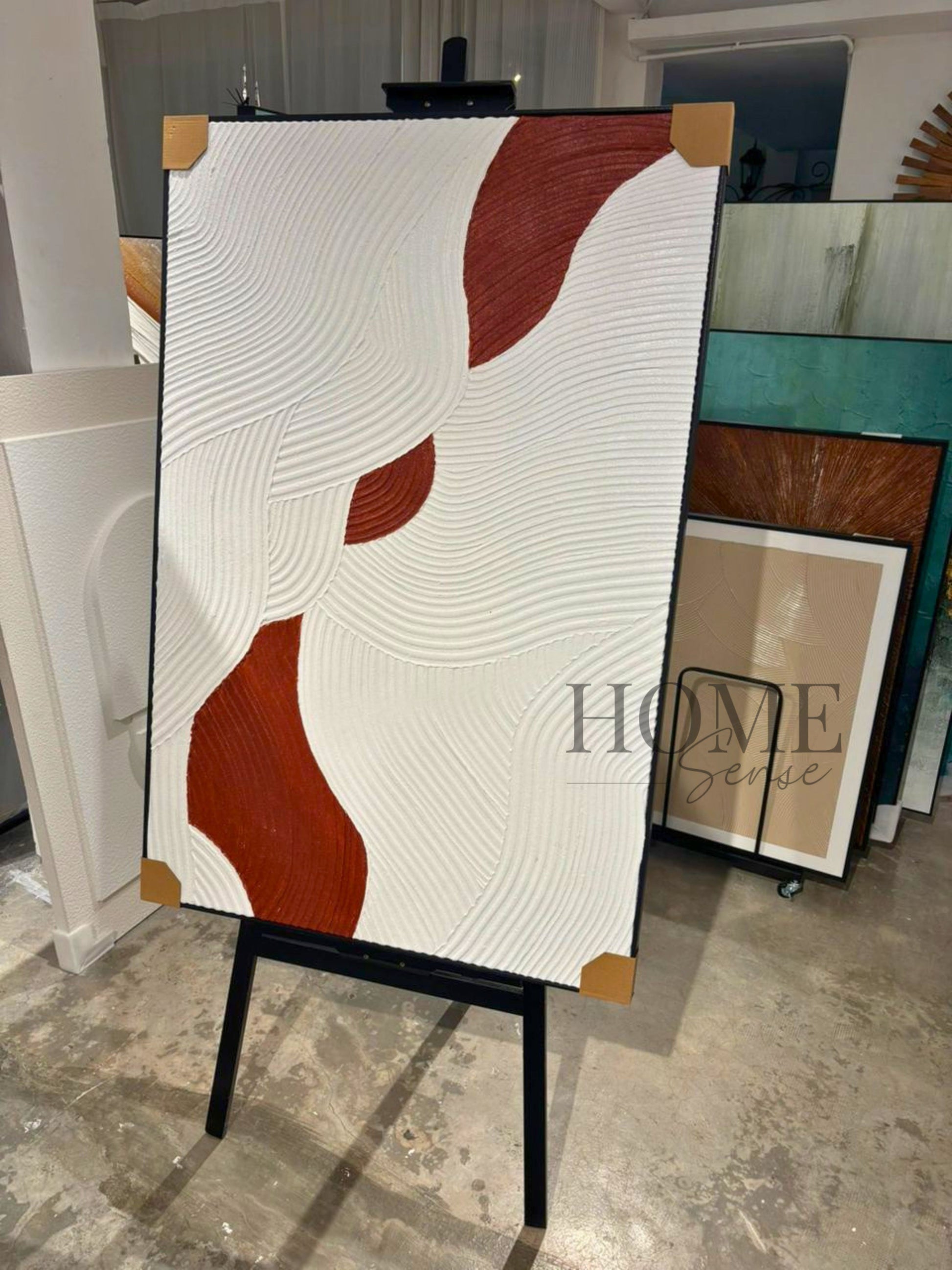 Carved Waves - Canvas Wall Art
