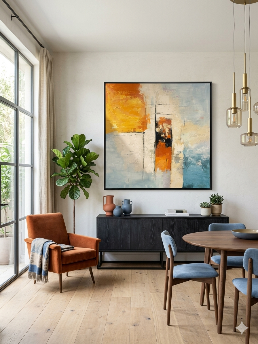 Amber & Sky, Canvas Wall Art
