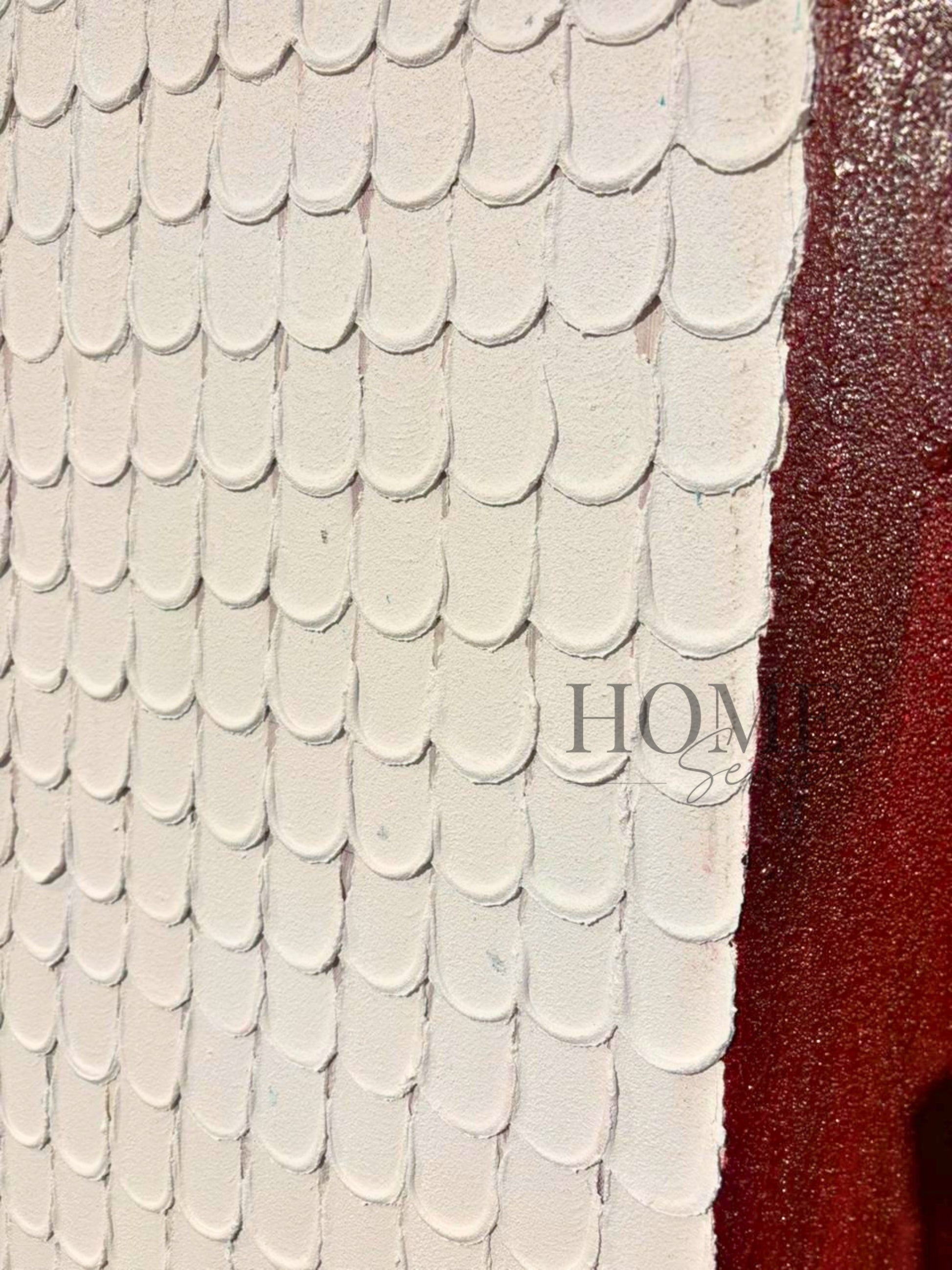 Echoes on Maroon,Canvas Wall Art