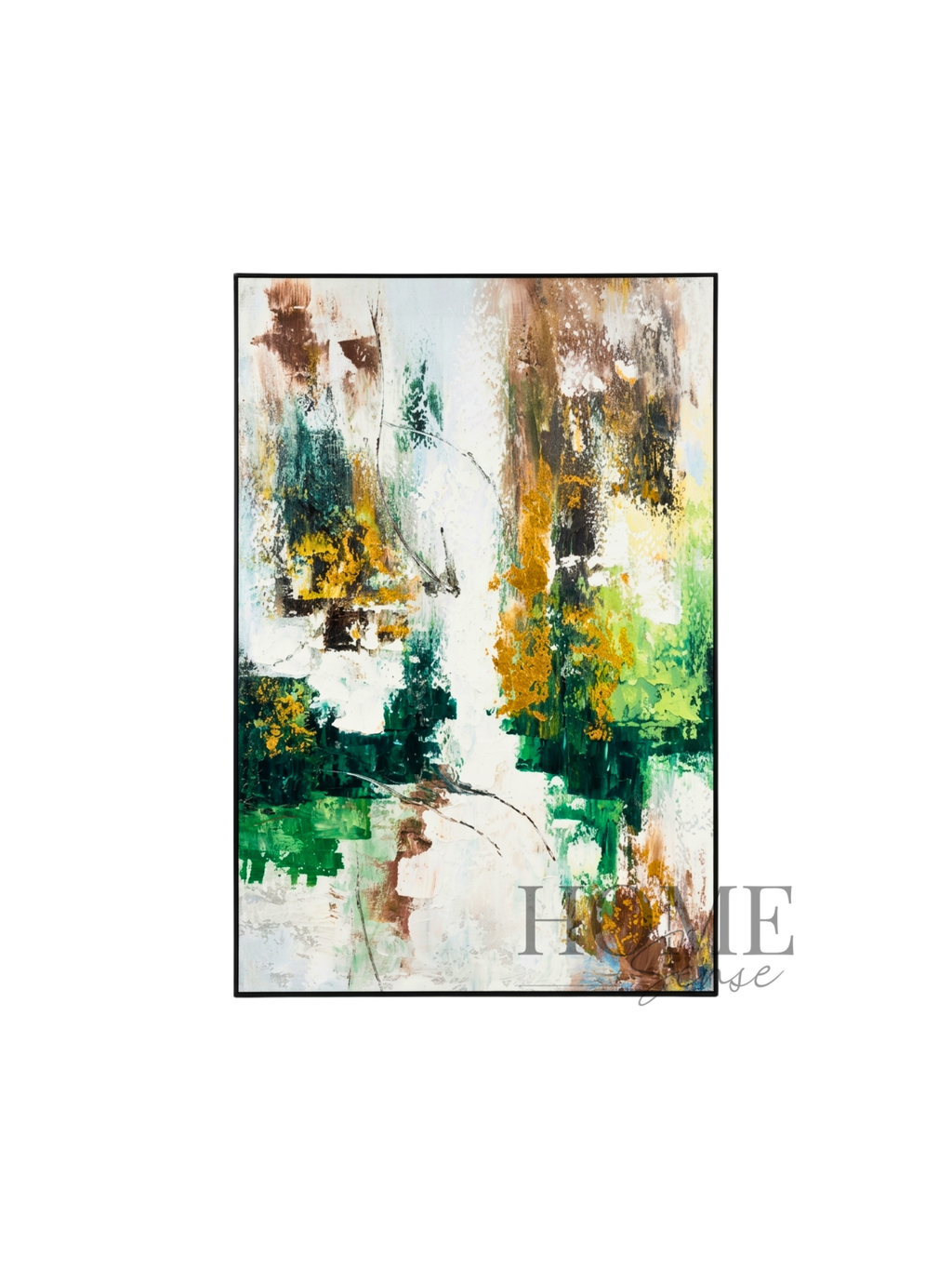 Jade and Ochre - Canvas Wall Art