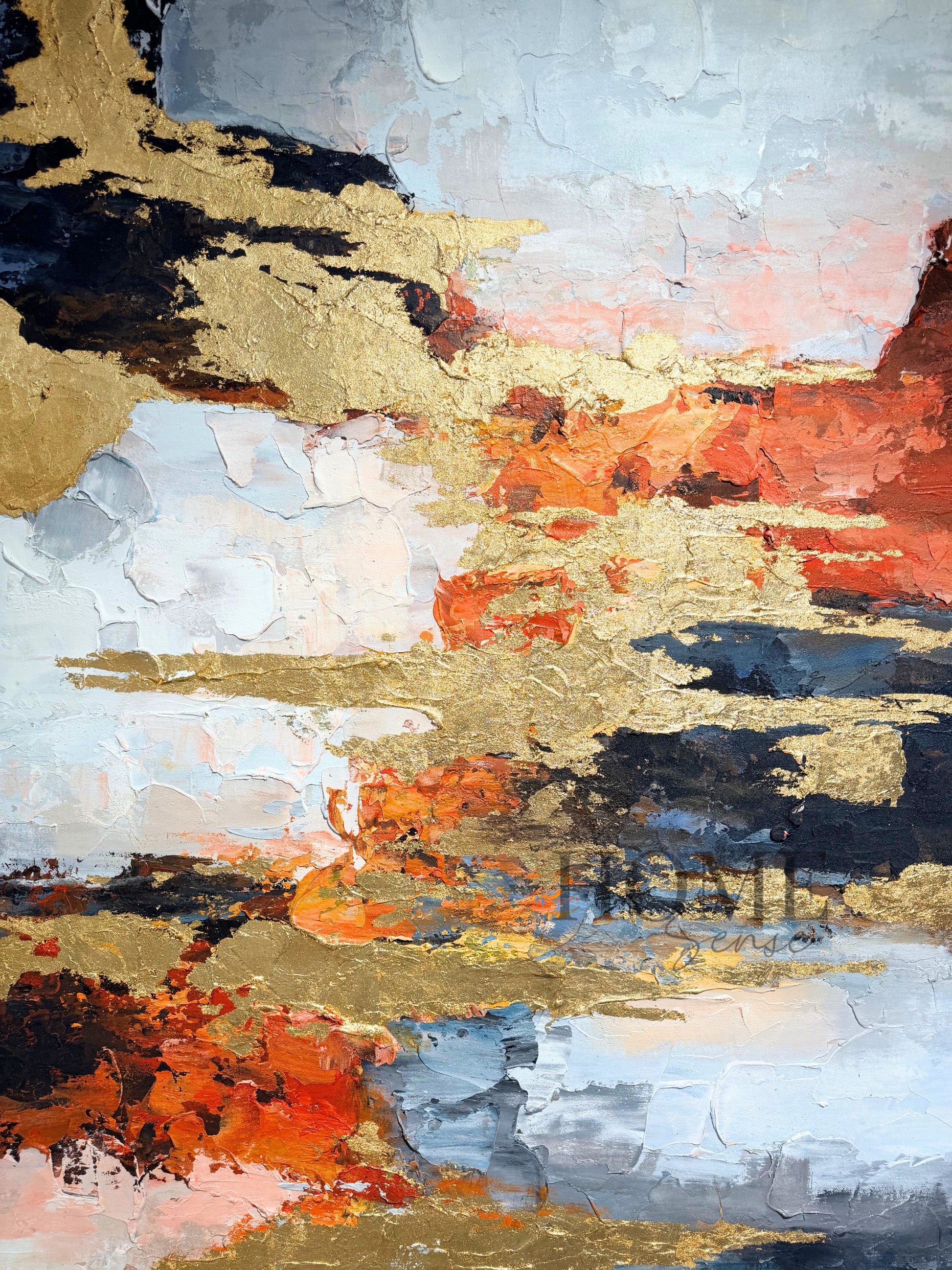 Echoes in Gold, Canvas Wall Art