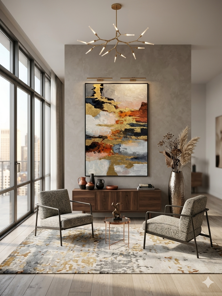 Echoes in Gold, Canvas Wall Art