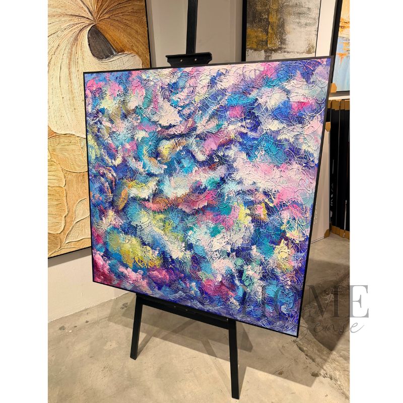Garden of Unwritten Dreams – Hand-Painted Abstract Oil Painting