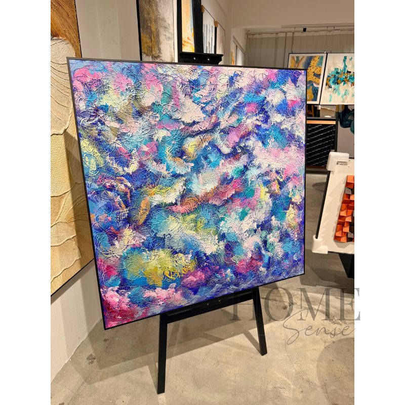 Garden of Unwritten Dreams – Hand-Painted Abstract Oil Painting