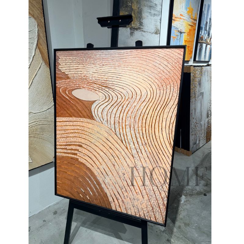 Rhythms in Terracotta – Geometric Fine Art Print
