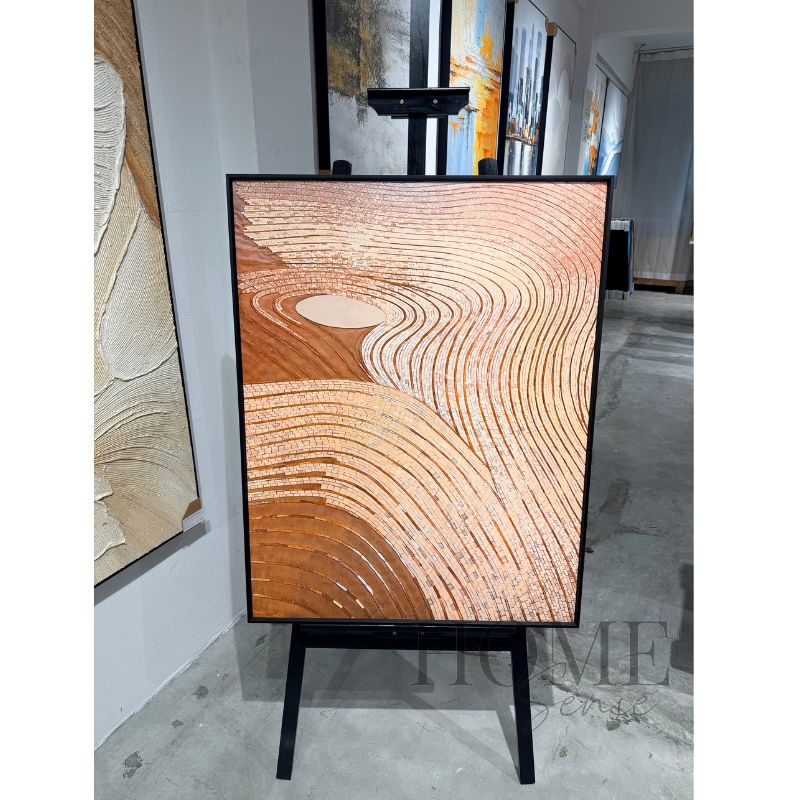 Rhythms in Terracotta – Geometric Fine Art Print