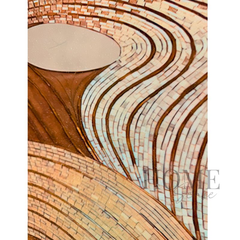 Rhythms in Terracotta – Geometric Fine Art Print