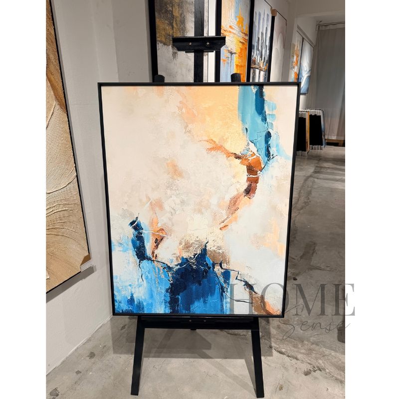 Blue Through Silence – Abstract Fine Art Print